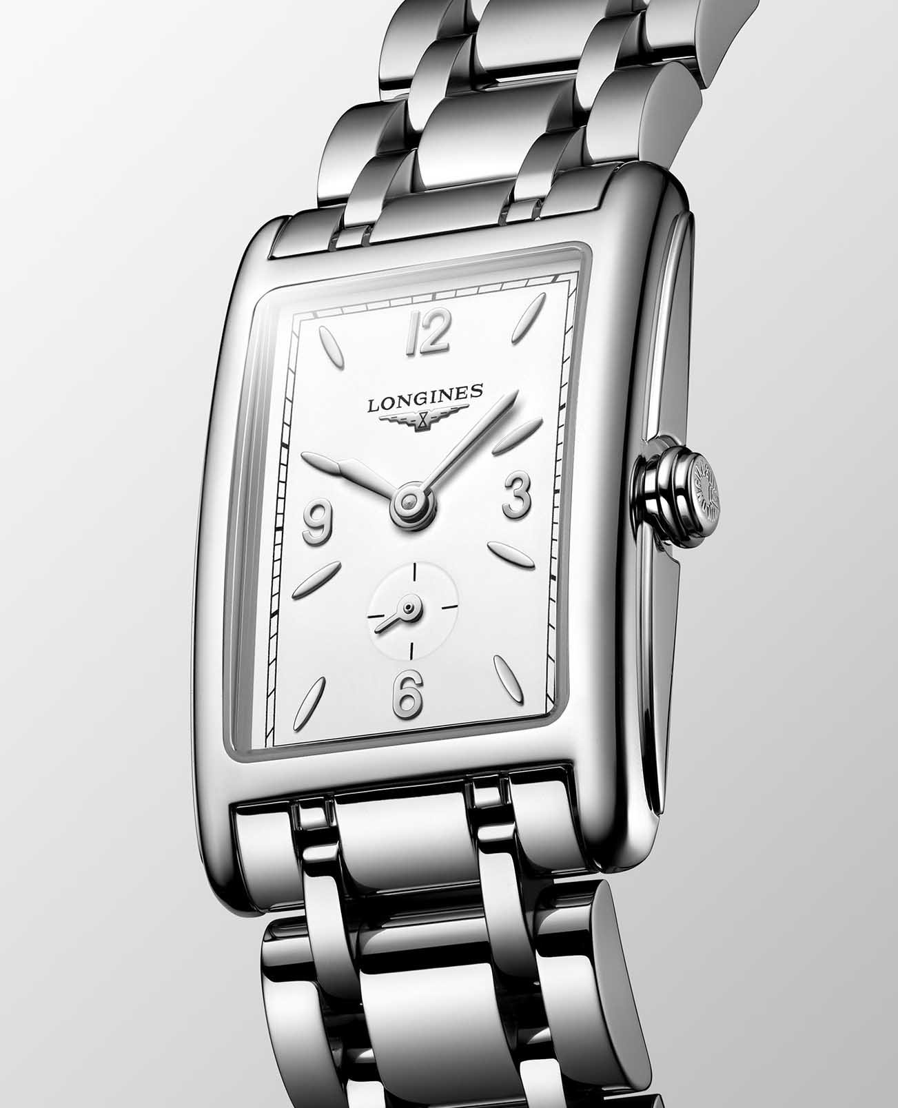 Longines Longines DolceVita L5.255.4.16.6 женские часы белый циферблат на запястье